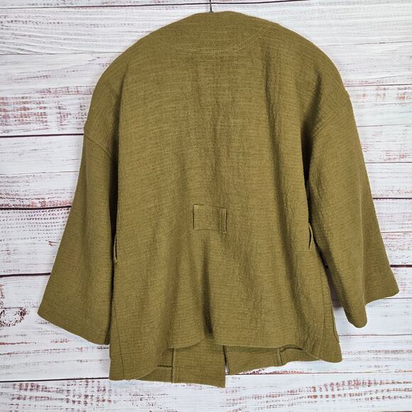 Madewell Texture & Thred Wrap Jacket S Missing Sash Excellent as Open Cardigan - Picture 4 of 14